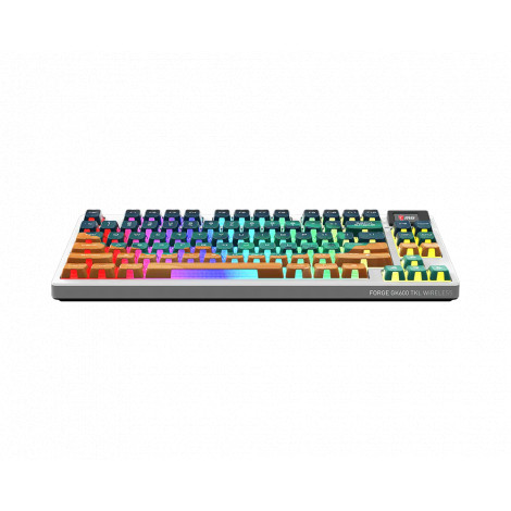 MSI FORGE GK600 TKL WIRELESS MARS | Gaming Keyboard | Wireless | US | Bluetooth | Wireless connection | Mechanical Linear