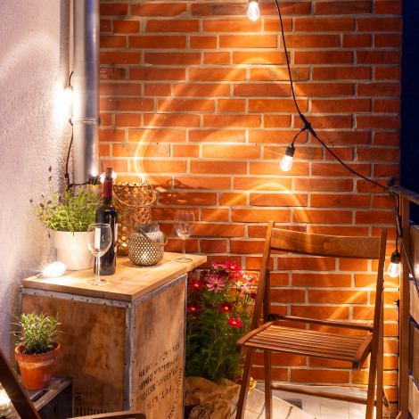 Osram SMART+ Outdoor String Light IP44 RGBW | 4.50 W | Warm White, RGB | Wi-Fi