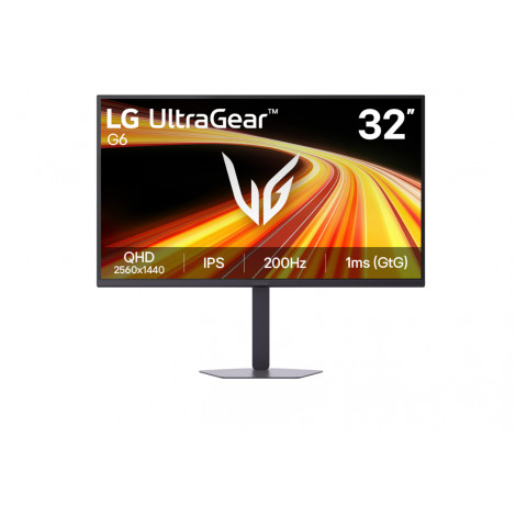 LG 32G620B-B UltraGear | 32 " | IPS | QHD | 16:9 | 200 Hz | 1 ms | 2560 x 1440 pixels | 300 cd/m | HDMI ports quantity 2