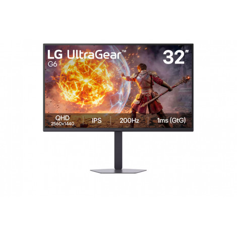 LG 32G620B-B UltraGear | 32 " | IPS | QHD | 16:9 | 200 Hz | 1 ms | 2560 x 1440 pixels | 300 cd/m | HDMI ports quantity 2