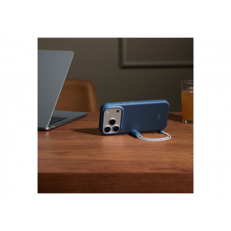 Apple iPhone 17 Pro Kickstand Case with MagSafe and Camera Control - Bedrock Blue | Apple