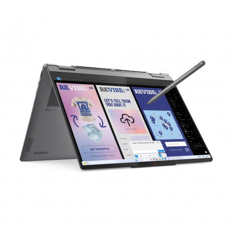 Lenovo- Yoga 7 2-in-1 14ILL10 Intel | Luna Grey | 14 " | OLED | Touchscreen | WUXGA | 1920 x 1200 pixels | Intel Core Ultra 7 | 