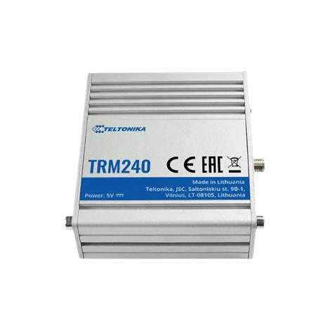 Teltonika | LTE Modem | TRM240 | No Wi-Fi | Mesh Support No | MU-MiMO No | 2G/3G | Antenna type 1xSMA for LTE | 1 x microUSB