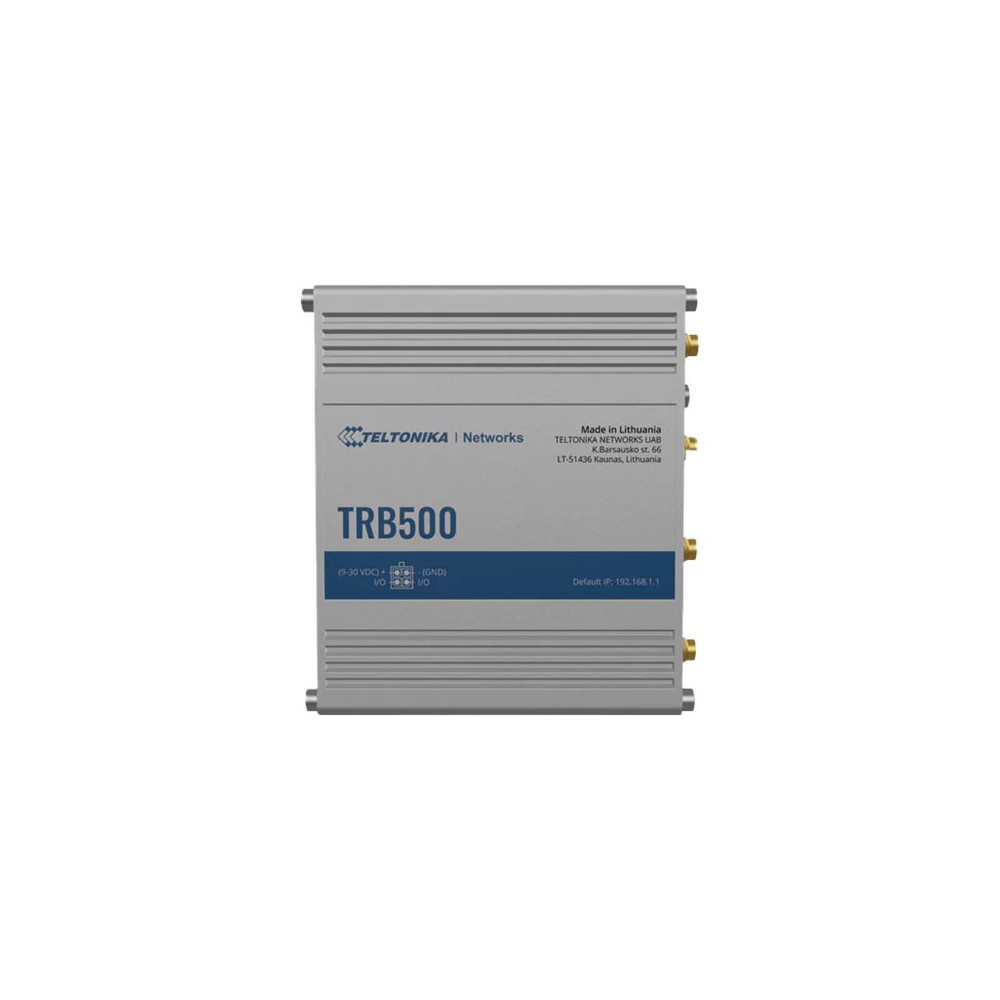 Teltonika | Industrial 5G Gateway | TRB500 | No Wi-Fi | 10/100/1000 Mbps Mbit/s | Ethernet LAN (RJ-45) ports 1 | Mesh Support No