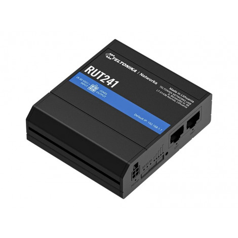 Teltonika | LTE Router | RUT241 | 802.11n | 10/100 Mbit/s | Ethernet LAN (RJ-45) ports 1 | Mesh Support No | MU-MiMO No | 2G/3G/