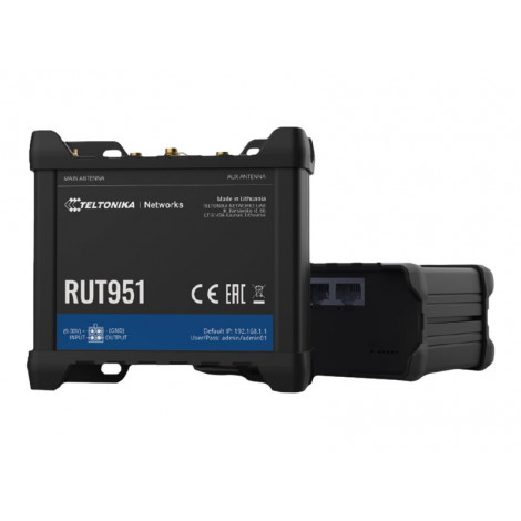 Teltonika | Industrial Cellular router | RUT951 | 802.11n | 10/100 Mbit/s | Ethernet LAN (RJ-45) ports 3 | Mesh Support No | MU-