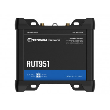 Teltonika | Industrial Cellular router | RUT951 | 802.11n | 10/100 Mbit/s | Ethernet LAN (RJ-45) ports 3 | Mesh Support No | MU-