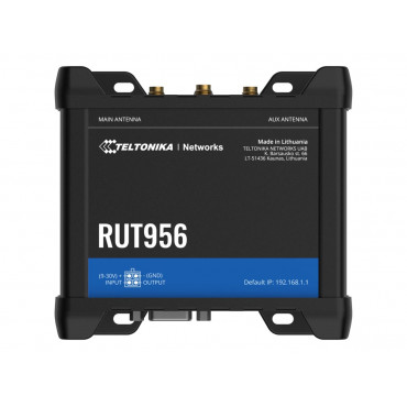 Teltonika | Industrial Router | RUT956 | 802.11n | 10/100 Mbit/s | Ethernet LAN (RJ-45) ports 4 | Mesh Support No | MU-MiMO No |