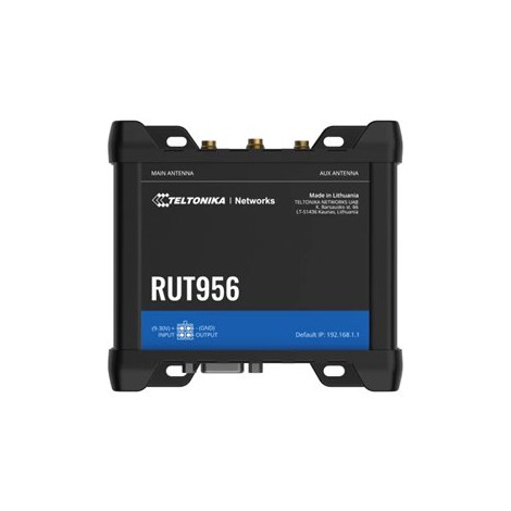Teltonika | Industrial Router | RUT956 | 802.11n | 10/100 Mbit/s | Ethernet LAN (RJ-45) ports 4 | Mesh Support No | MU-MiMO No |