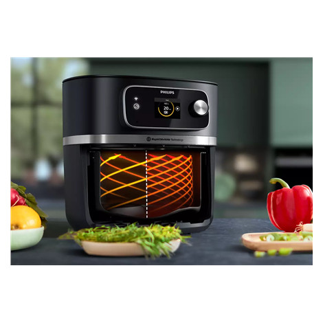 Philips | Airfryer Combi | HD9880/90 7000 XXL Connected | Power 2200 W | Capacity 8.3 L | Black