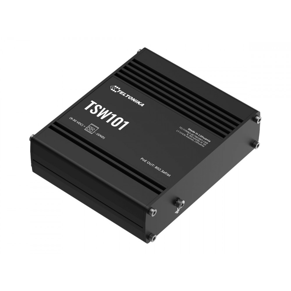 Teltonika | Automotive Switch, 5 ports | TSW101 | Unmanaged | Wall-mountable