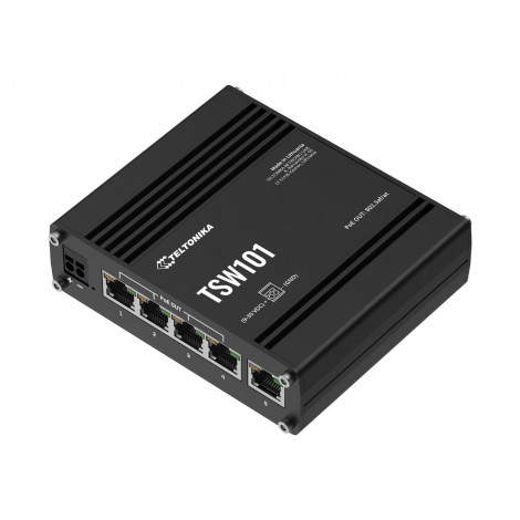 Teltonika | Automotive Switch, 5 ports | TSW101 | Unmanaged | Wall-mountable