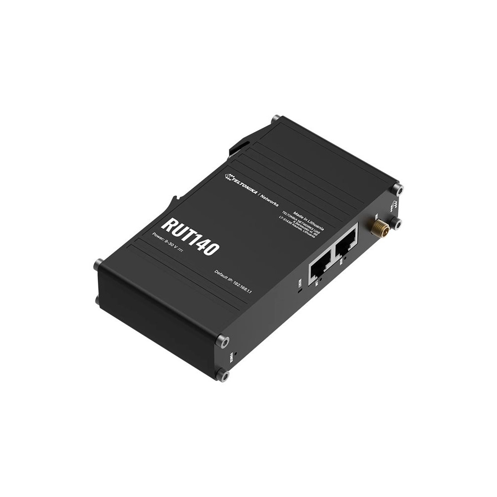 Teltonika | Ethernet Router | RUT140 | 802.11n | 10/100 Mbit/s | Ethernet LAN (RJ-45) ports 1 | Mesh Support Yes | MU-MiMO No | 