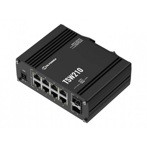 Teltonika | Switch 8 GbE, 2 SFP ports | TSW210
