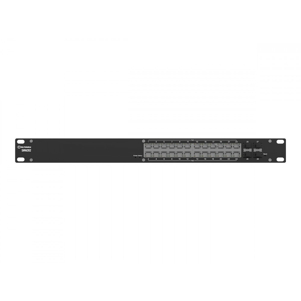 Teltonika | PoE+ managed switch | SWM282 | Managed | Rackmountable | SFP ports quantity 4