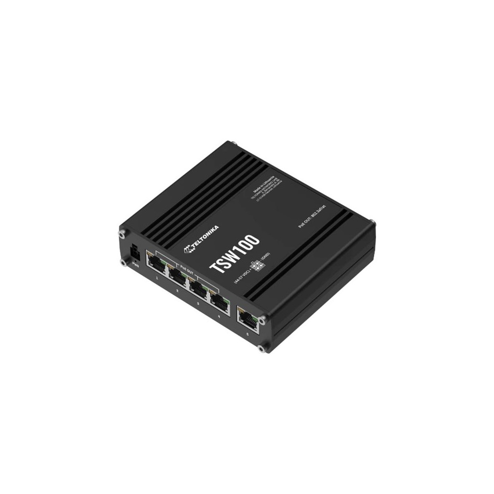Teltonika | Ethernet Switch | TSW100 | Unmanaged | Wall-mountable