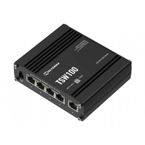 Teltonika | Ethernet Switch | TSW100 | Unmanaged | Wall-mountable