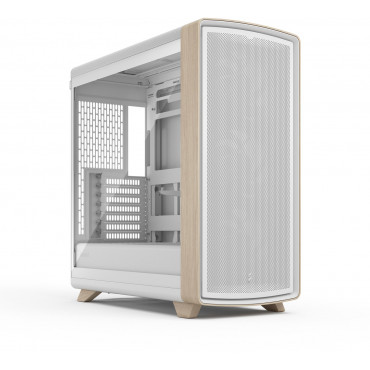Fractal Design Case | Summit | ATX | Chalk White TG Clear Tint