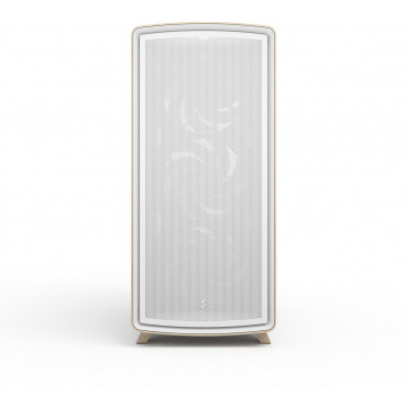Fractal Design Case | Summit | ATX | Chalk White TG Clear Tint