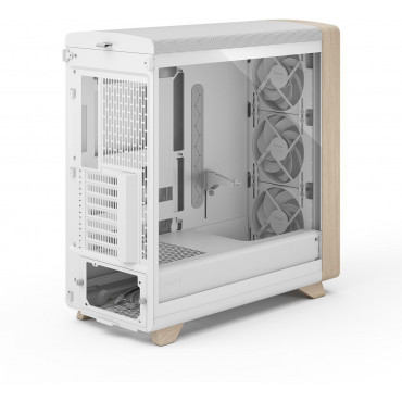 Fractal Design Case | Summit | ATX | Chalk White TG Clear Tint