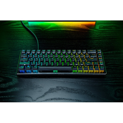 Razer Hall Effect Magnetic Esports Keyboard | Huntsman V3 HE Magnetic Mini 65% 8KHz | Keyboard | Wired | US | Razer Hall Effect 