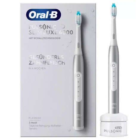 Oral-B Pulsonic Slim Luxe 4000 Sonic | Electric Toothbrush | Rechargeable | For adults | Number of brush heads included 1 | Numb