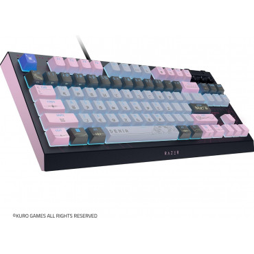 Razer | BlackWidow V4 Tenkeyless HyperSpeed | Gaming Keyboard | Wireless | US | Orange Switch | Wuthering Waves Edition