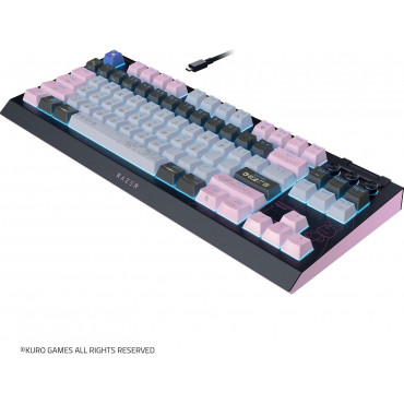 Razer | BlackWidow V4 Tenkeyless HyperSpeed | Gaming Keyboard | Wireless | US | Orange Switch | Wuthering Waves Edition