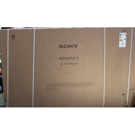 SALE OUT. Sony K85S35BP Bravia 3 85" (215cm) 4K Ultra HD Smart Google D-LED TV | SALE OUT. Sony | TV | K85S35BP Bravia 3 | 85 | 