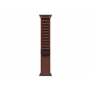 APPLE 49mm Burgundy Alpine Loop - Medium - Black Titanium Finish