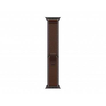 APPLE 49mm Dark Umber Trail Loop - M/L - Black Titanium Finish