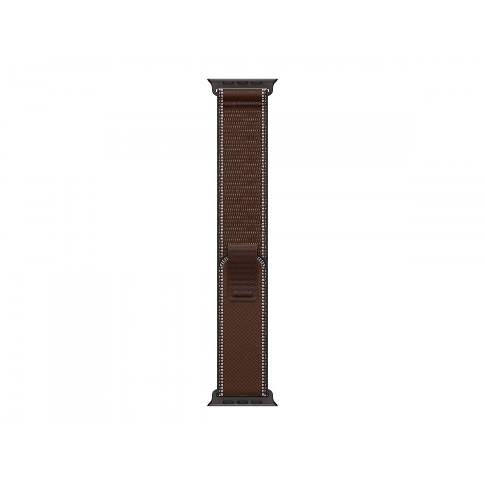 APPLE 49mm Dark Umber Trail Loop - M/L - Black Titanium Finish