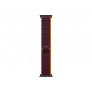 APPLE 49mm Burgundy Trail Loop - M/L - Black Titanium Finish