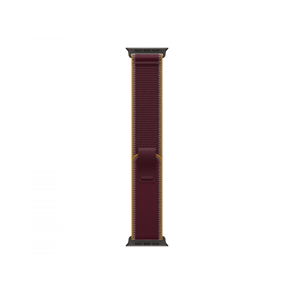 APPLE 49mm Burgundy Trail Loop - M/L - Black Titanium Finish