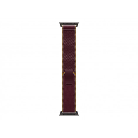 APPLE 49mm Burgundy Trail Loop - M/L - Black Titanium Finish