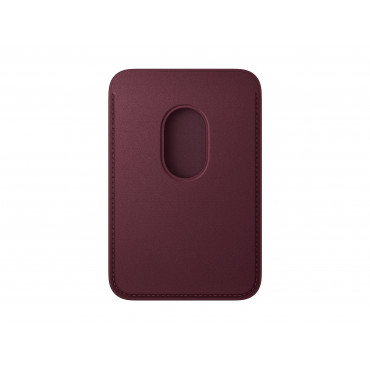 APPLE iPhone FineWoven Wallet with MagSafe - Burgundy