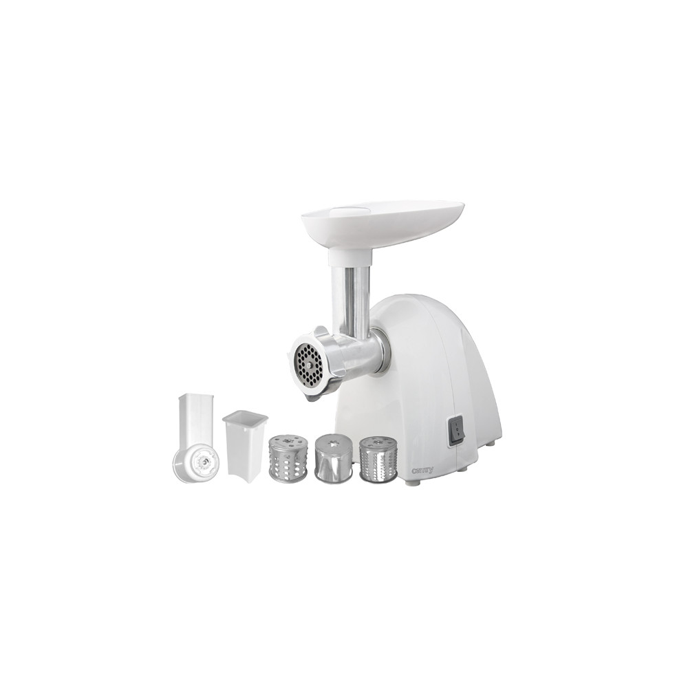 Camry | CR 4802 | White | 600-1500 W | Number of speeds 1 | Middle size sieve, mince sieve, poppy sieve, plunger, sausage filler