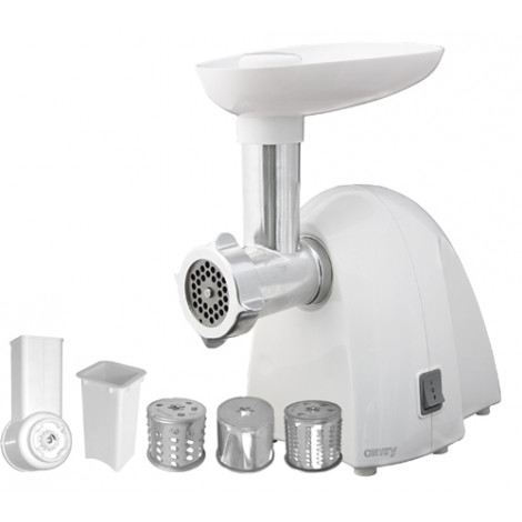 Camry | CR 4802 | White | 600-1500 W | Number of speeds 1 | Middle size sieve, mince sieve, poppy sieve, plunger, sausage filler