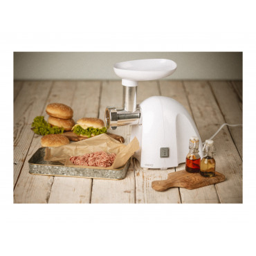 Camry | CR 4802 | White | 600-1500 W | Number of speeds 1 | Middle size sieve, mince sieve, poppy sieve, plunger, sausage filler