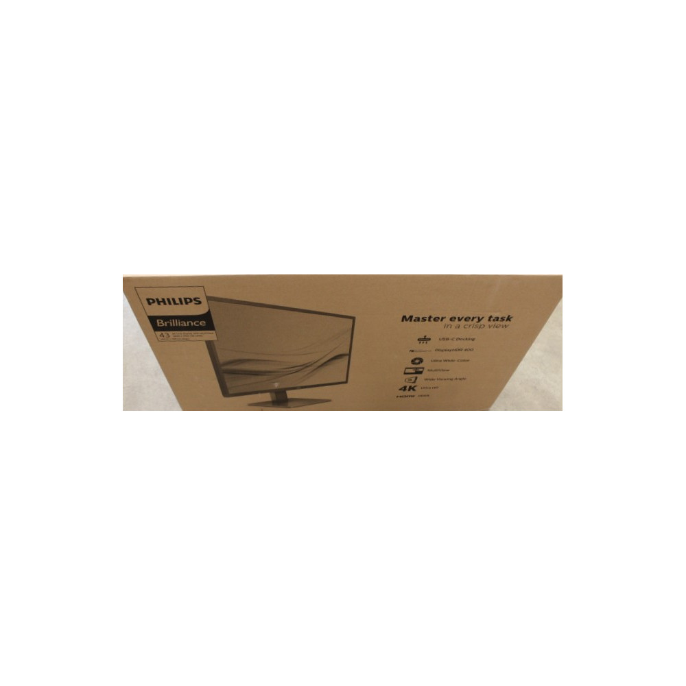 SALE OUT. PHILIPS 439P1/00 43" P Line 16:9/3840x2160/400cdm2/4ms/HDMI DP USB-C | SALE OUT. Philips | P Line | 439P1/00 | 43 " | 