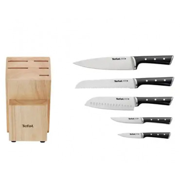 TEFAL | Set of 5 Knives with Comfort Touch holder | K232S574 | Knife | 5 pc(s)