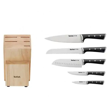 TEFAL | Set of 5 Knives with Comfort Touch holder | K232S574 | Knife | 5 pc(s)