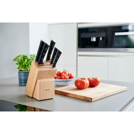 TEFAL | Set of 5 Knives with Comfort Touch holder | K232S574 | Knife | 5 pc(s)