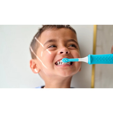 Philips | Toothbrush Heads | HX6034/90 Sonicare For Kids3+ | Heads | For children | Number of brush heads included 4 | White/Blu