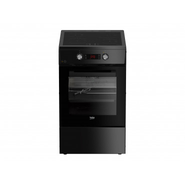 BEKO Cooker | FSM59305BDT | Hob type Induction | Oven type Electric | Black | Width 50 cm | Depth 60 cm | Grilling | Energy effi