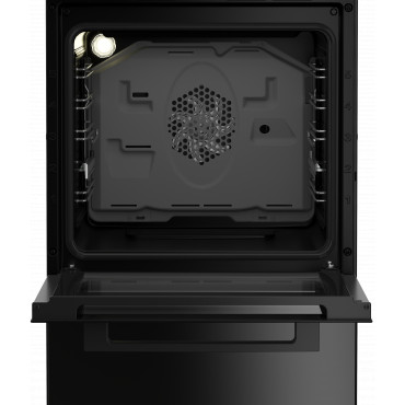 BEKO Cooker | FSM59305BDT | Hob type Induction | Oven type Electric | Black | Width 50 cm | Depth 60 cm | Grilling | Energy effi
