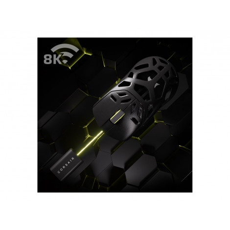 Corsair SABRE V2 PRO | Gaming Mouse | Wireless/Wired | 2.4GHz, Bluetooth, USB-C | Black