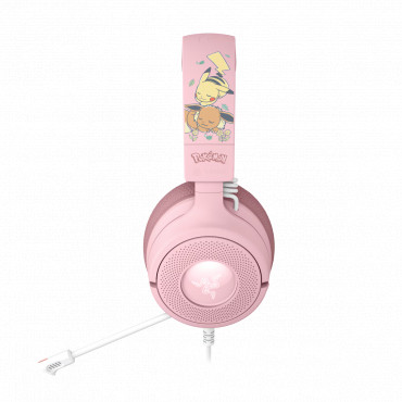 Razer Gaming Headset | Kraken V4 X | Wired | On-ear | Microphone | Pikachu & Eevee Edition