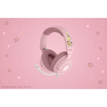 Razer Gaming Headset | Kraken V4 X | Wired | On-ear | Microphone | Pikachu & Eevee Edition