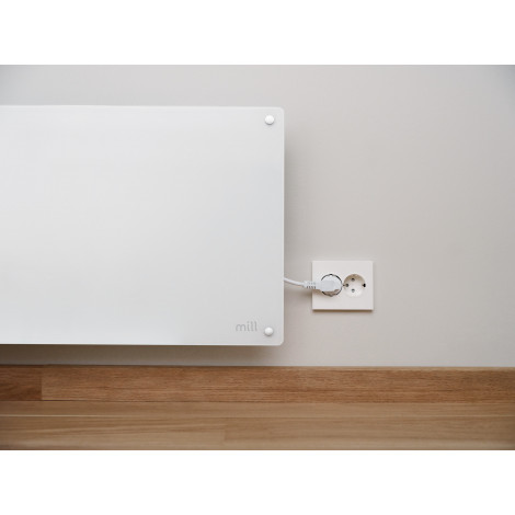 Mill Glass Smart WiFi Panel Heater Gen. 4 | GL1300WIFI4 | Panel Heater | 1300 W | Suitable for rooms up to 15-19 m | White